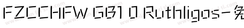 FZCCHFW GB1 0 Ruthligos字体转换